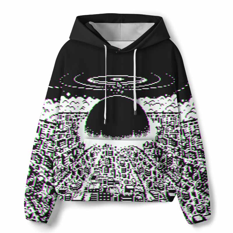 Soulisfree Pixel Explosion All-Over Print Hoodie