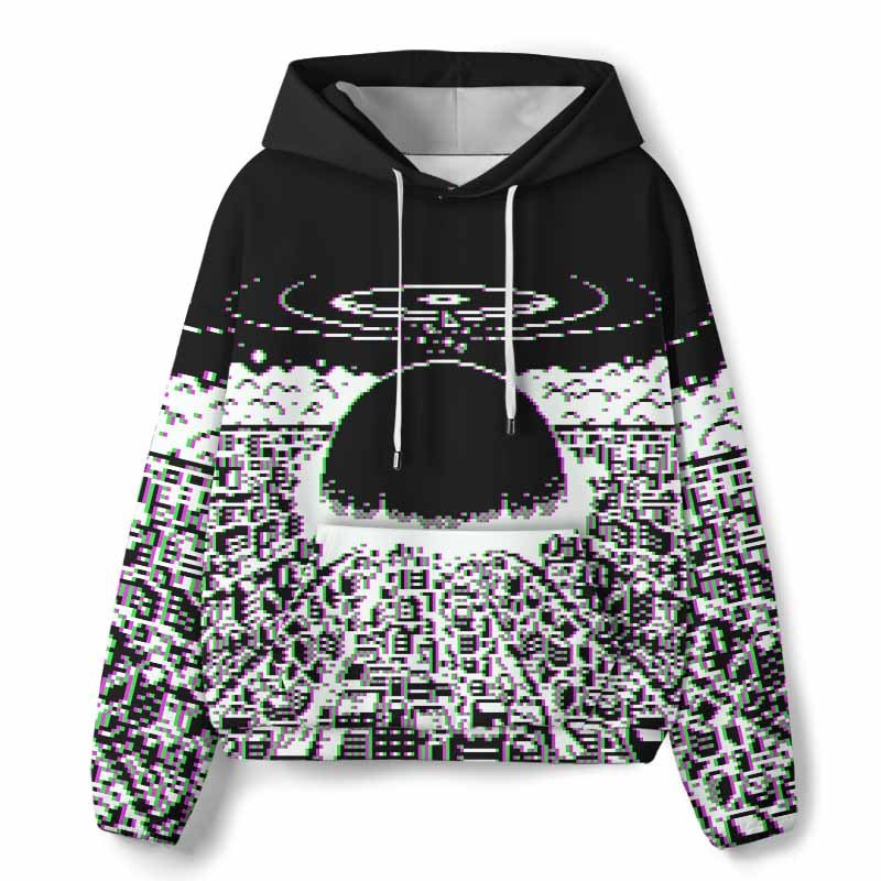 Soulisfree Pixel Explosion All-Over Print Hoodie