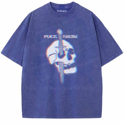 Soulisfree  Blade In Skull Washed Tee
