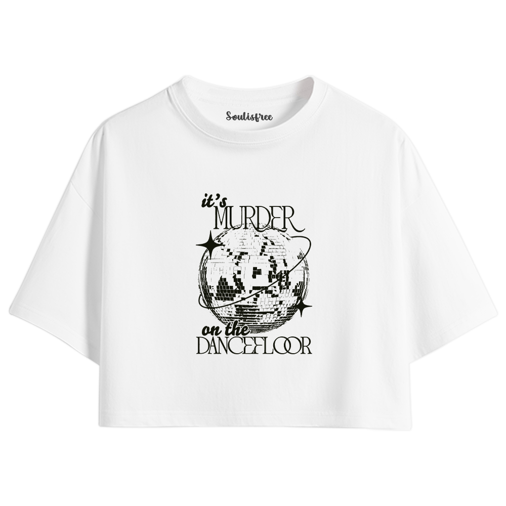 Flashing Light Ball Crop Top