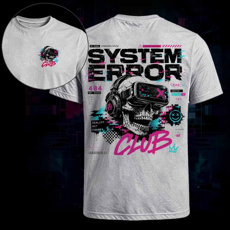 Soulisfree System Error Club  Classic Tee