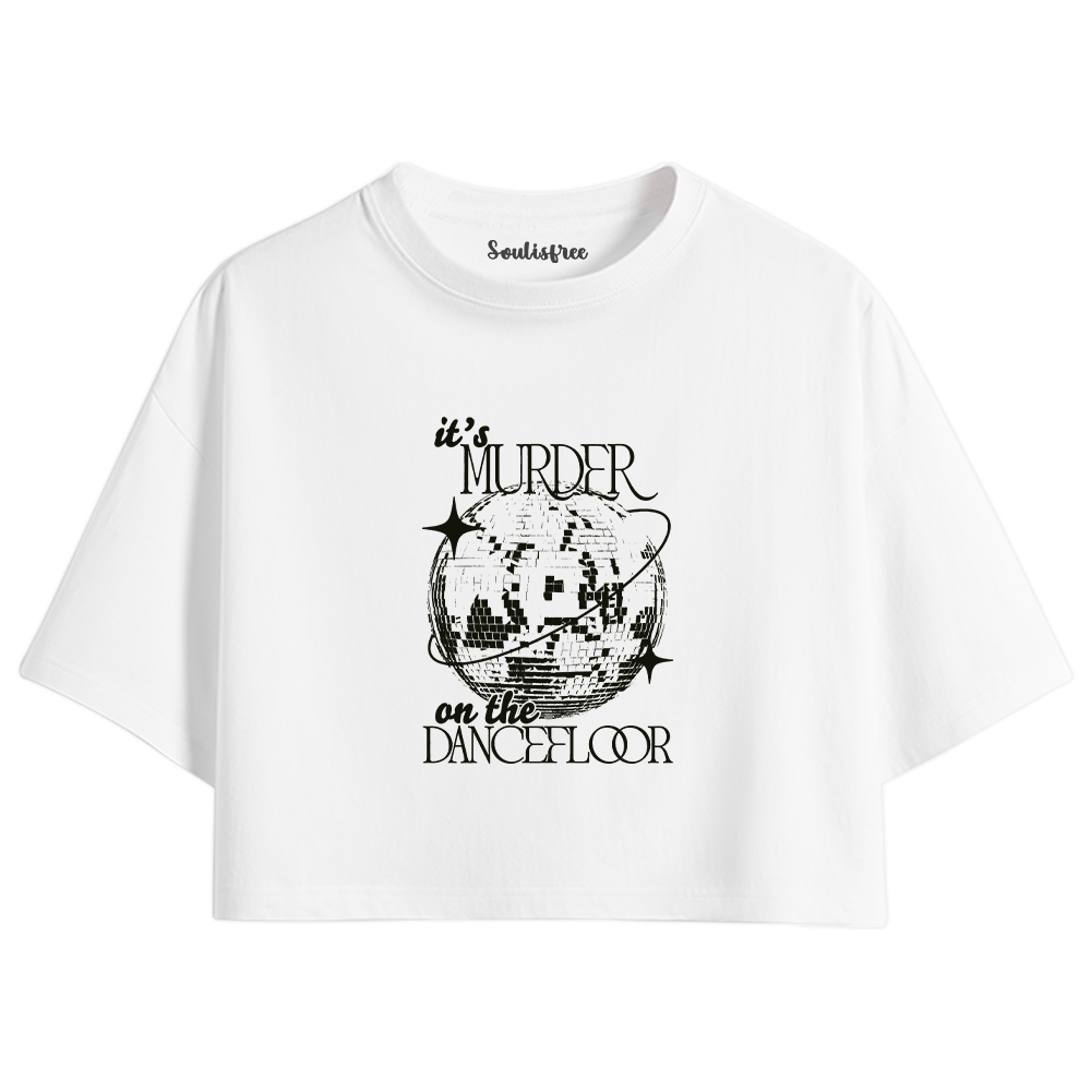 Reality Flashing Light Ball Crop Top