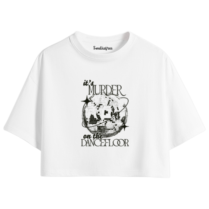 Flashing Light Ball Crop Top