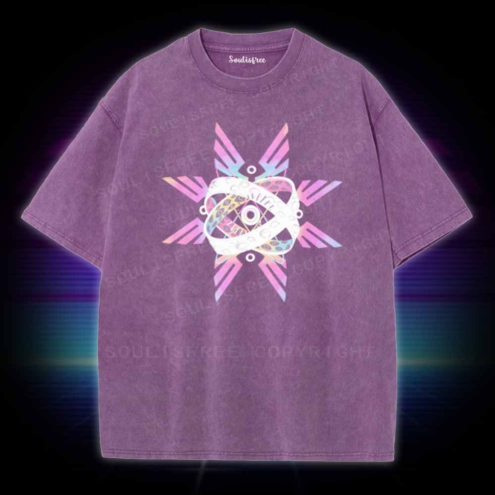 Soulisfree Neon biblically accurate angel Washed Tee
