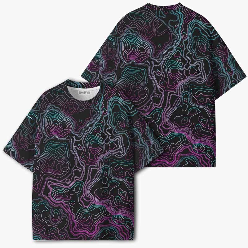 Soulisfree MIND CONTOURS ECO‑PERF Graphic Tee