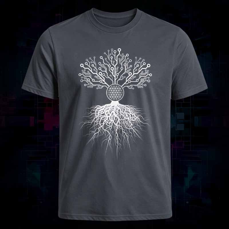 Soulisfree The Digital Tree Of Life Classic Tee