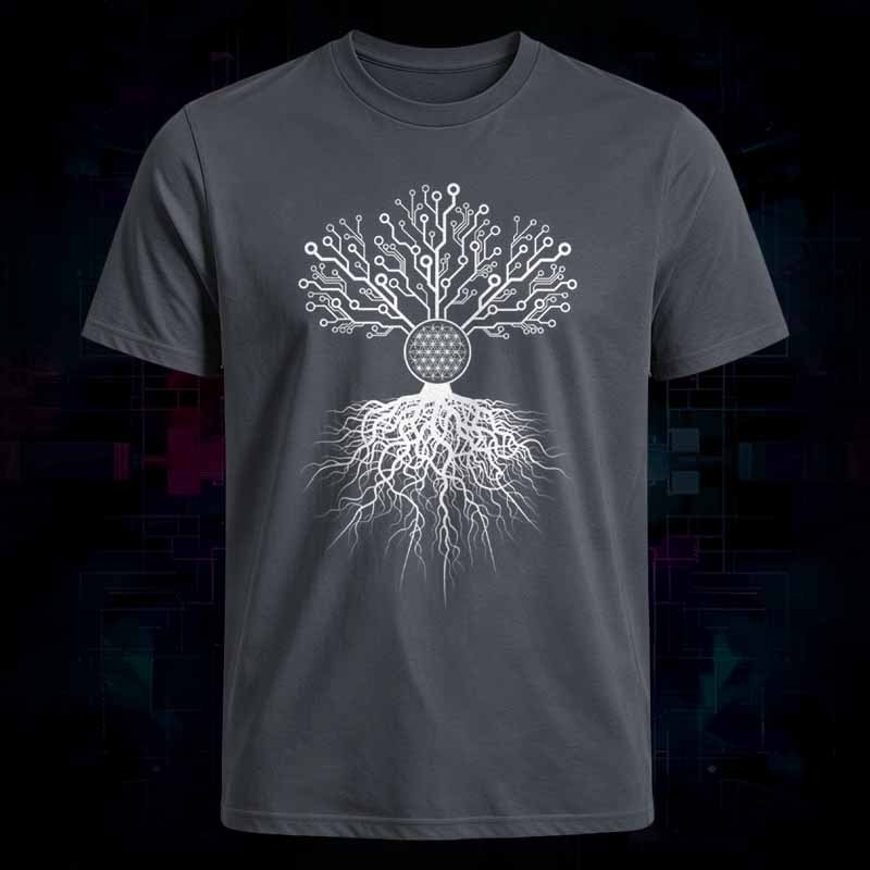 Soulisfree The Digital Tree Of Life Classic Tee