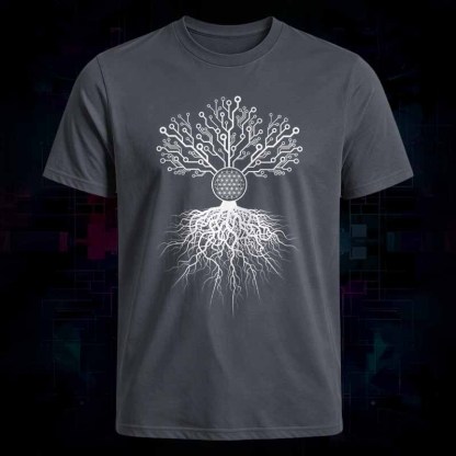 Soulisfree The Digital Tree Of Life Classic Tee