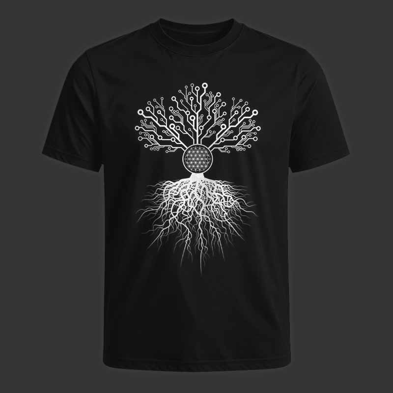 Soulisfree The Digital Tree Of Life Classic Tee