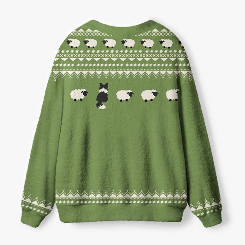 Soulisfree Nature’s Little Companions Fuzzy Cardigan Sweater