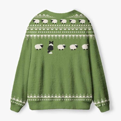 Soulisfree Nature’s Little Companions Fuzzy Cardigan Sweater