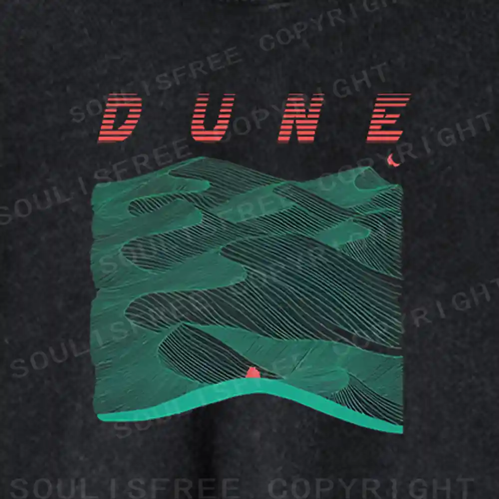 Sands Of Synchronicity Washed Cropped Sweatshirt