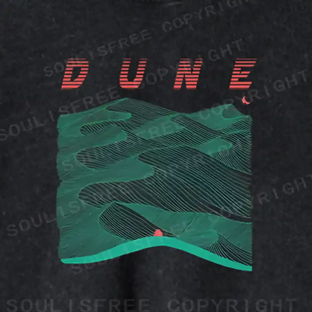 Sands Of Synchronicity Washed Cropped Sweatshirt