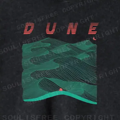 Sands Of Synchronicity Washed Cropped Sweatshirt