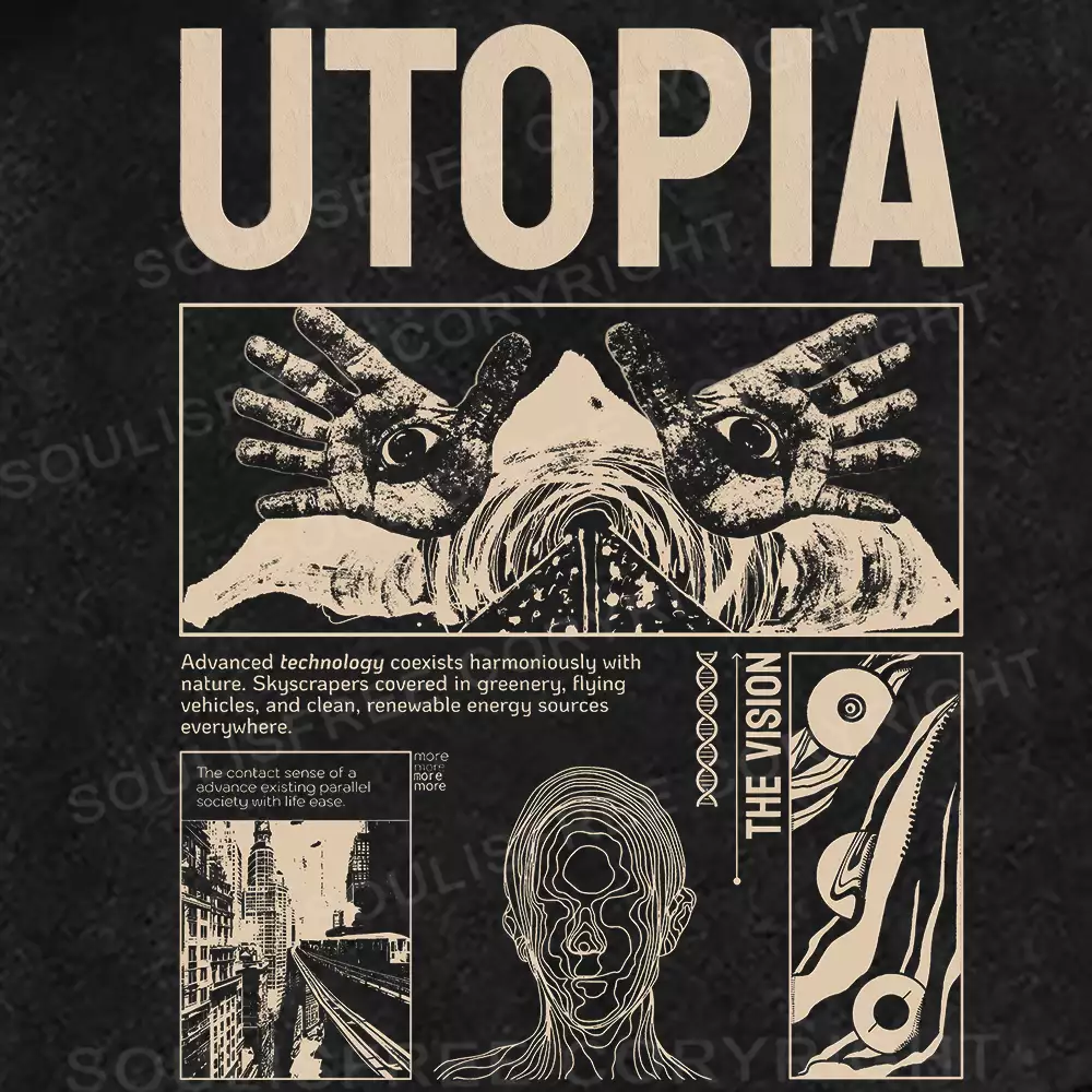 Yearning For Utopia Washed Shorts