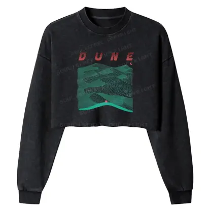 Sands Of Synchronicity Washed Cropped Sweatshirt