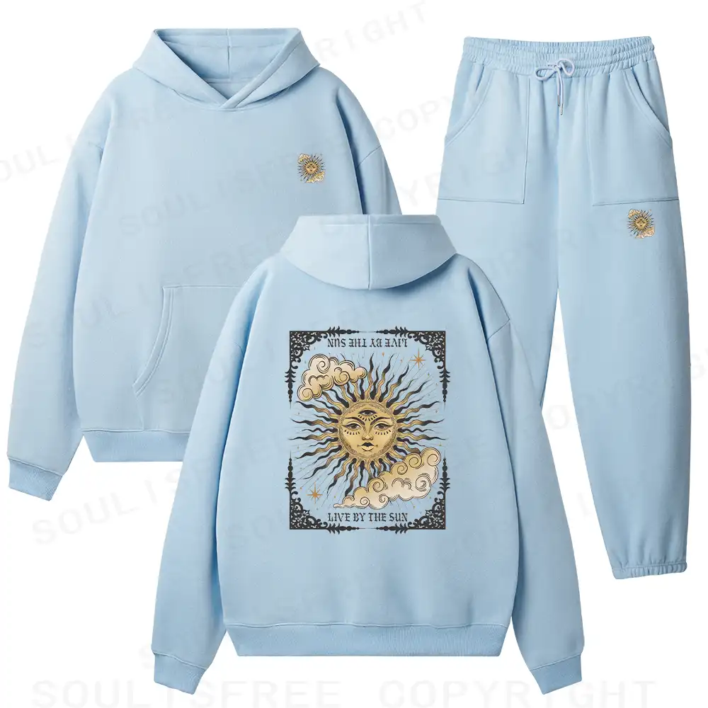 Living By The Sun Fleece Hoodie Set
