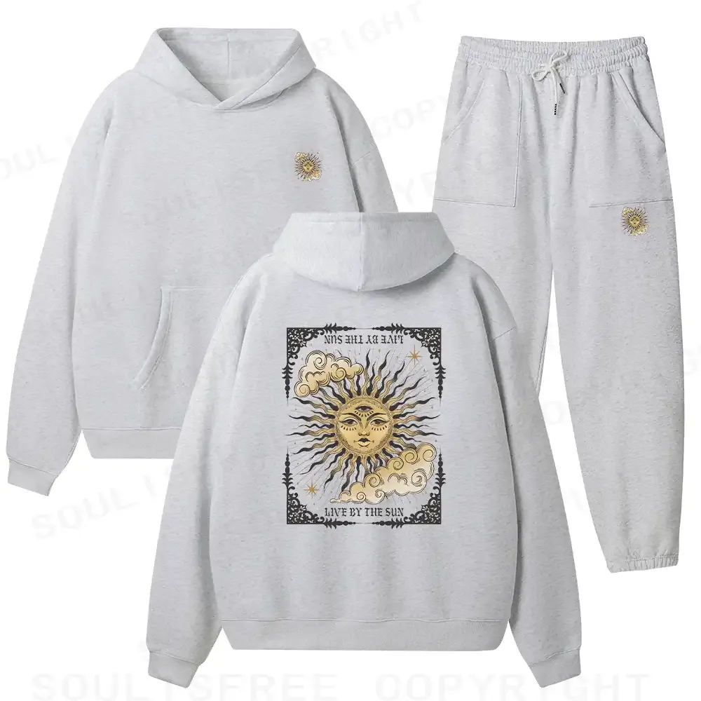 Living By The Sun Fleece Hoodie Set