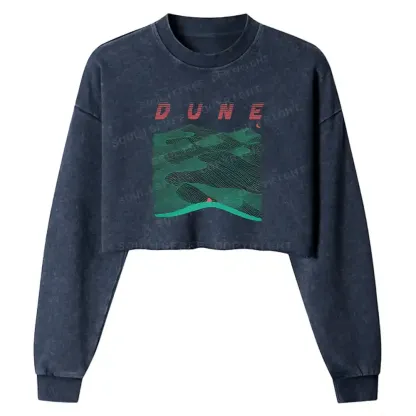 Sands Of Synchronicity Washed Cropped Sweatshirt