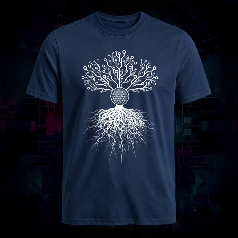 Soulisfree The Digital Tree Of Life Classic Tee
