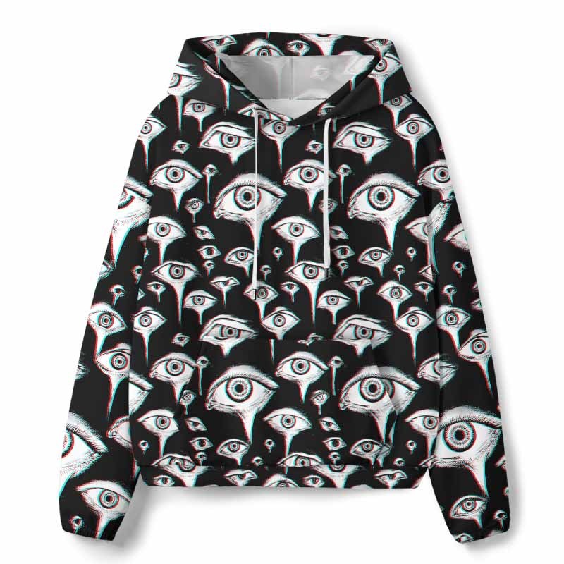 Soulisfree EYES EVERYWHERE All-Over Print Hoodie