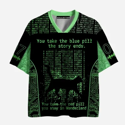 Soulisfree RED PILL OR BLUE PILL  Mesh Jersey