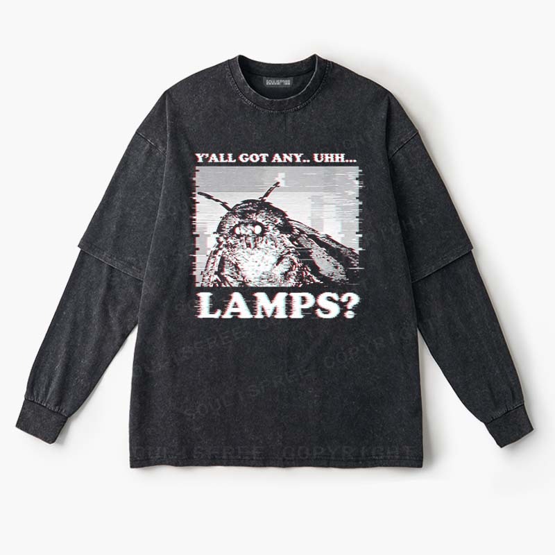 Soulisfree Y'ALL GOT ANY.. UHH... G LAMPS? Layered Long Sleeve Tee