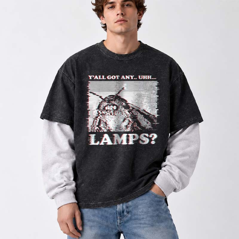 Soulisfree   Y'ALL GOT ANY.. UHH... G LAMPS? Layered Long Sleeve Tee