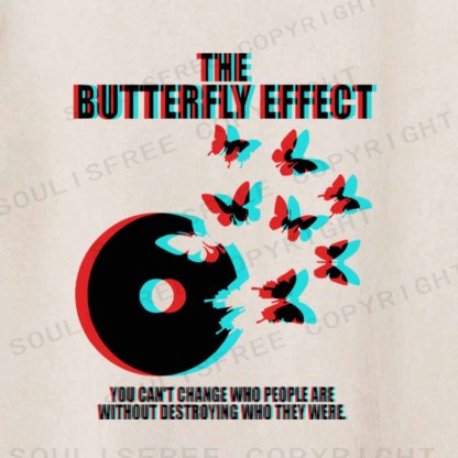 Soulisfree  BUTTERFLY EFFECT  Washed Tee