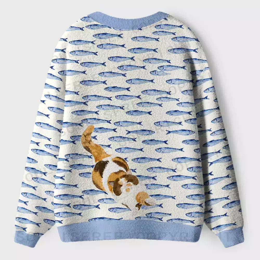 Catch Me If You Can Ugly Cardigan Sweaters