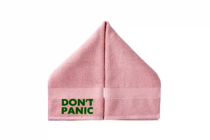 Don't Freak Out Embroidered Hand Towel