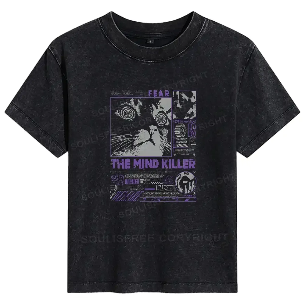 Designed The Mind Killer Basic Washed T-shirt