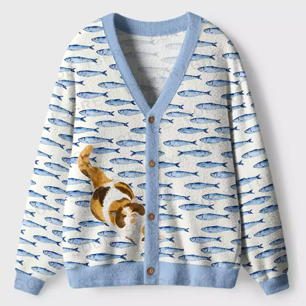 Catch Me If You Can Ugly Cardigan Sweaters