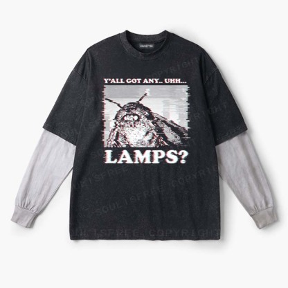 Soulisfree   Y'ALL GOT ANY.. UHH... G LAMPS? Layered Long Sleeve Tee