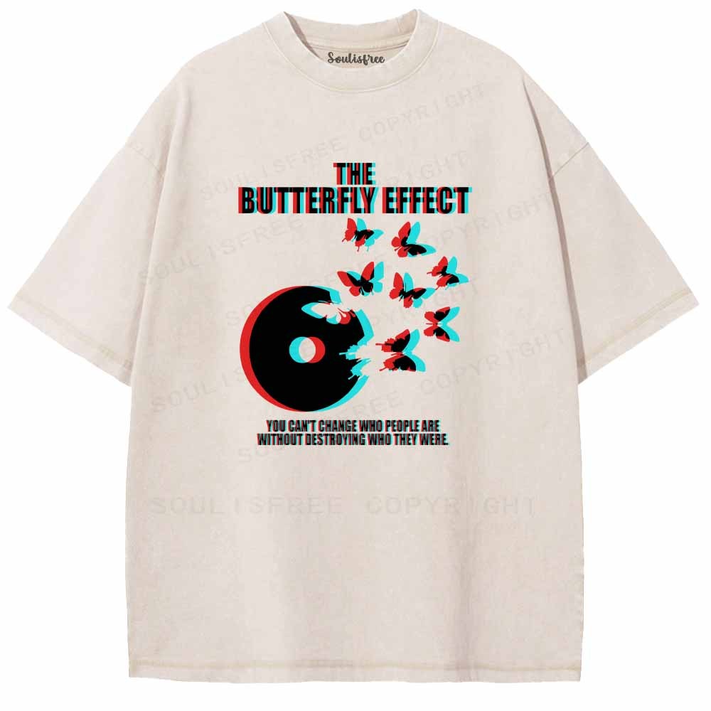 Soulisfree BUTTERFLY EFFECT Washed Tee