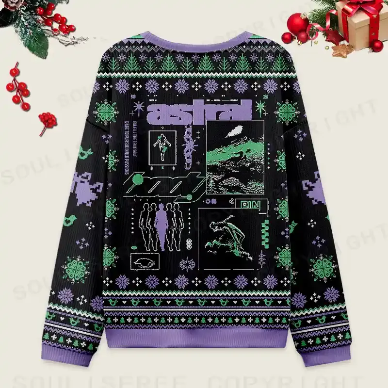 Be The Master Of Your Own Life Ugly Christmas Knit Sweatshirt