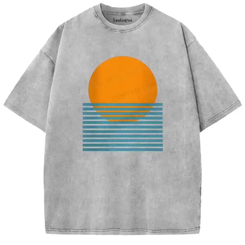 Bauhaus Minimalism Washed T-shirt