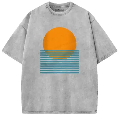 Bauhaus Minimalism Washed T-shirt