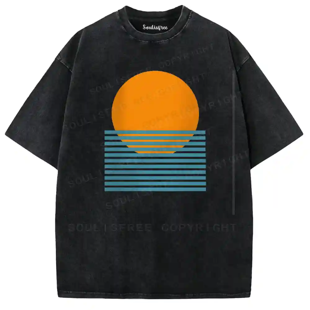 Bauhaus Minimalism Washed T-shirt