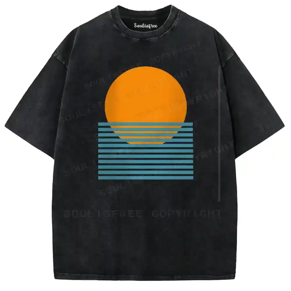 Bauhaus Minimalism Washed T-shirt
