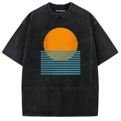 Bauhaus Minimalism Washed T-shirt