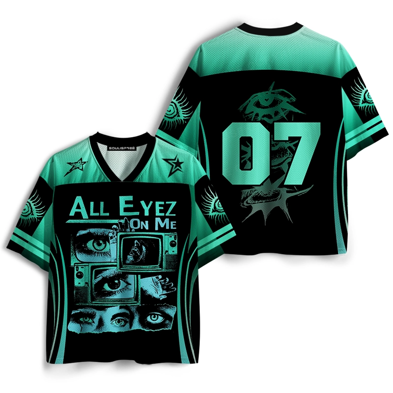 Soulisfree The Gaze of the Retro TV Mesh Jersey