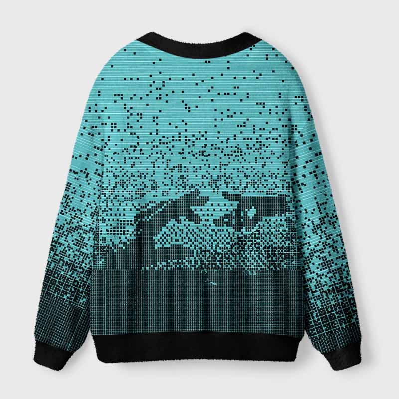 Soulisfree Phenomenal World Fuzzy Cardigan Sweater 