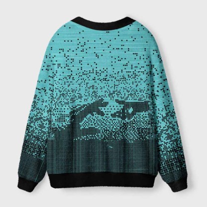 Soulisfree Phenomenal World Fuzzy Cardigan Sweater 