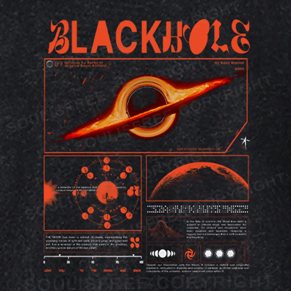 The Mystery Of Black Holes Washed Hoodie