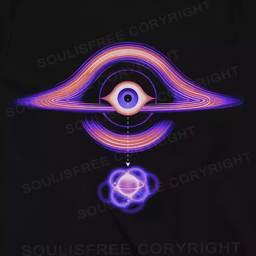 When A Particle Falls Into A Black Hole T-shirt