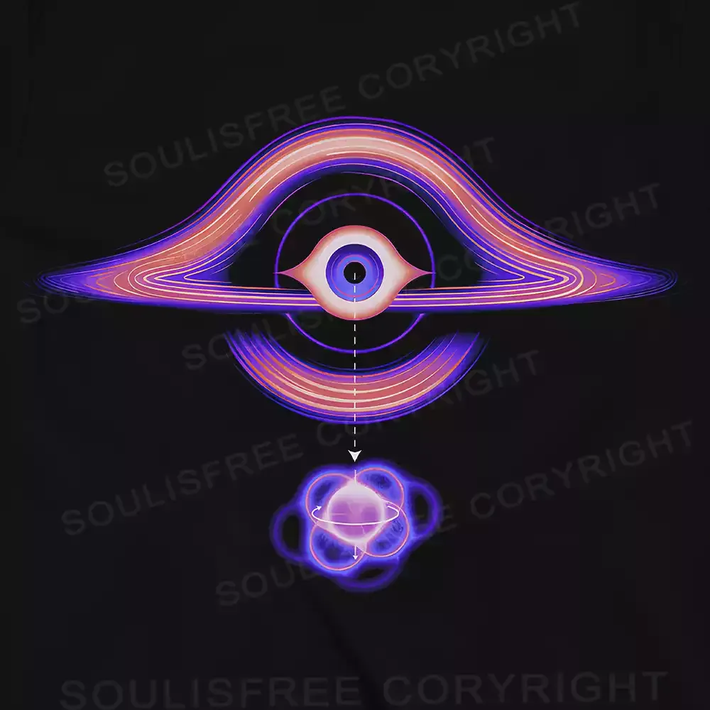 When A Particle Falls Into A Black Hole T-shirt