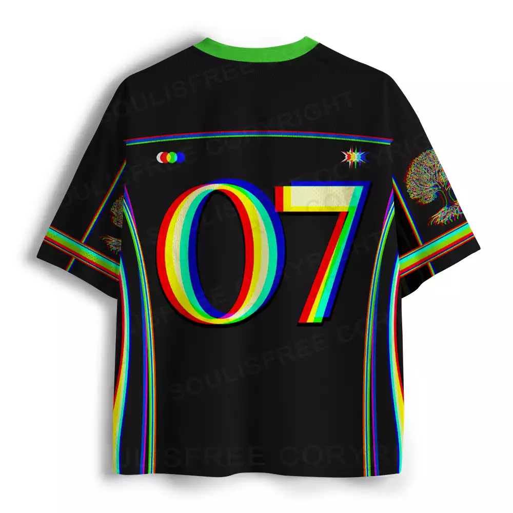Psychedelic Tree Of Life Mesh Jersey