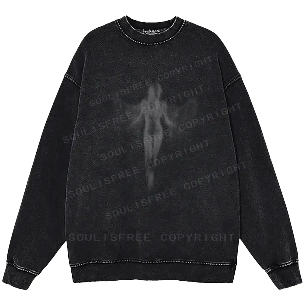 Shadow Series : Woman Ⅸ Washed Sweatshirts