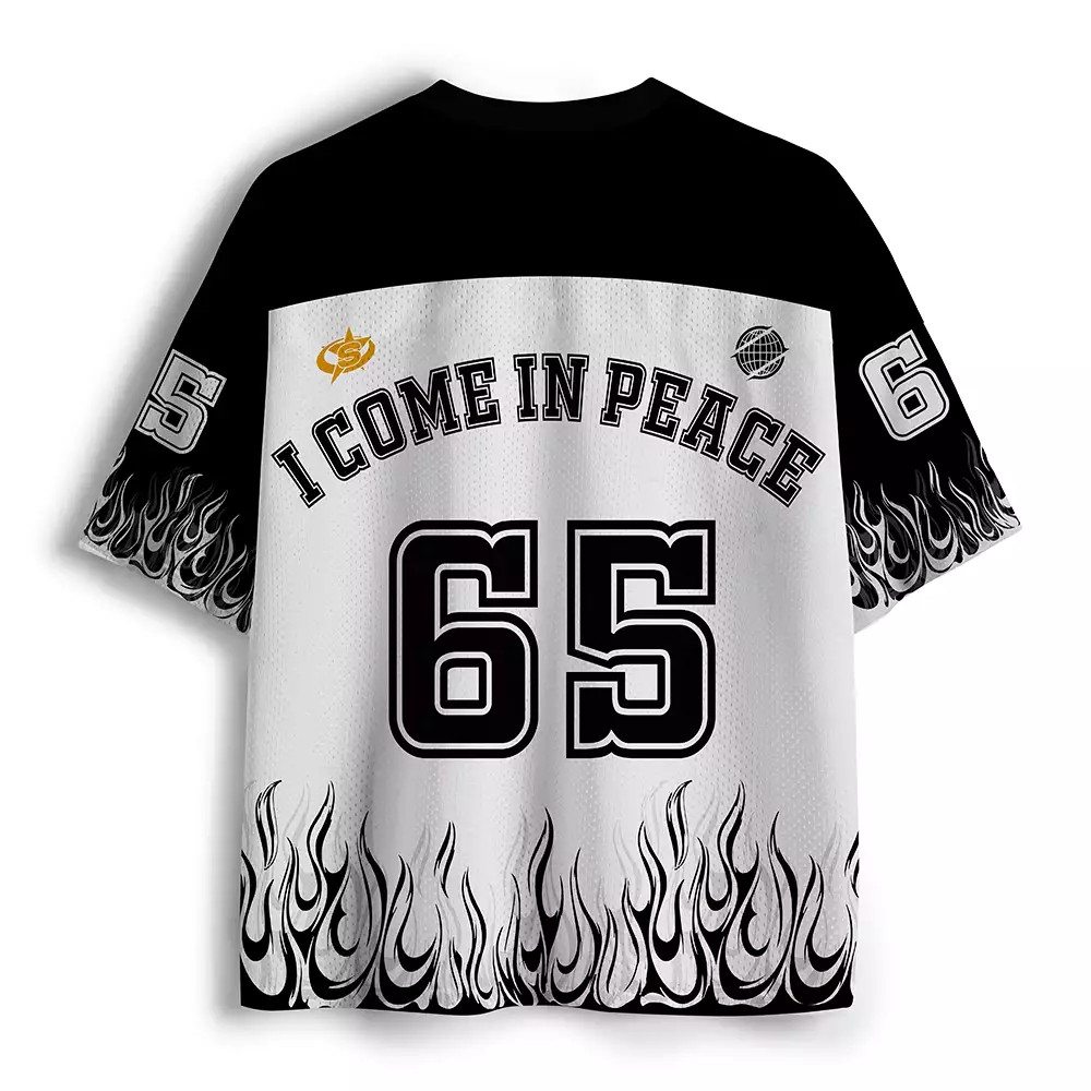 Personalized I Come In Peace Mesh Jersey